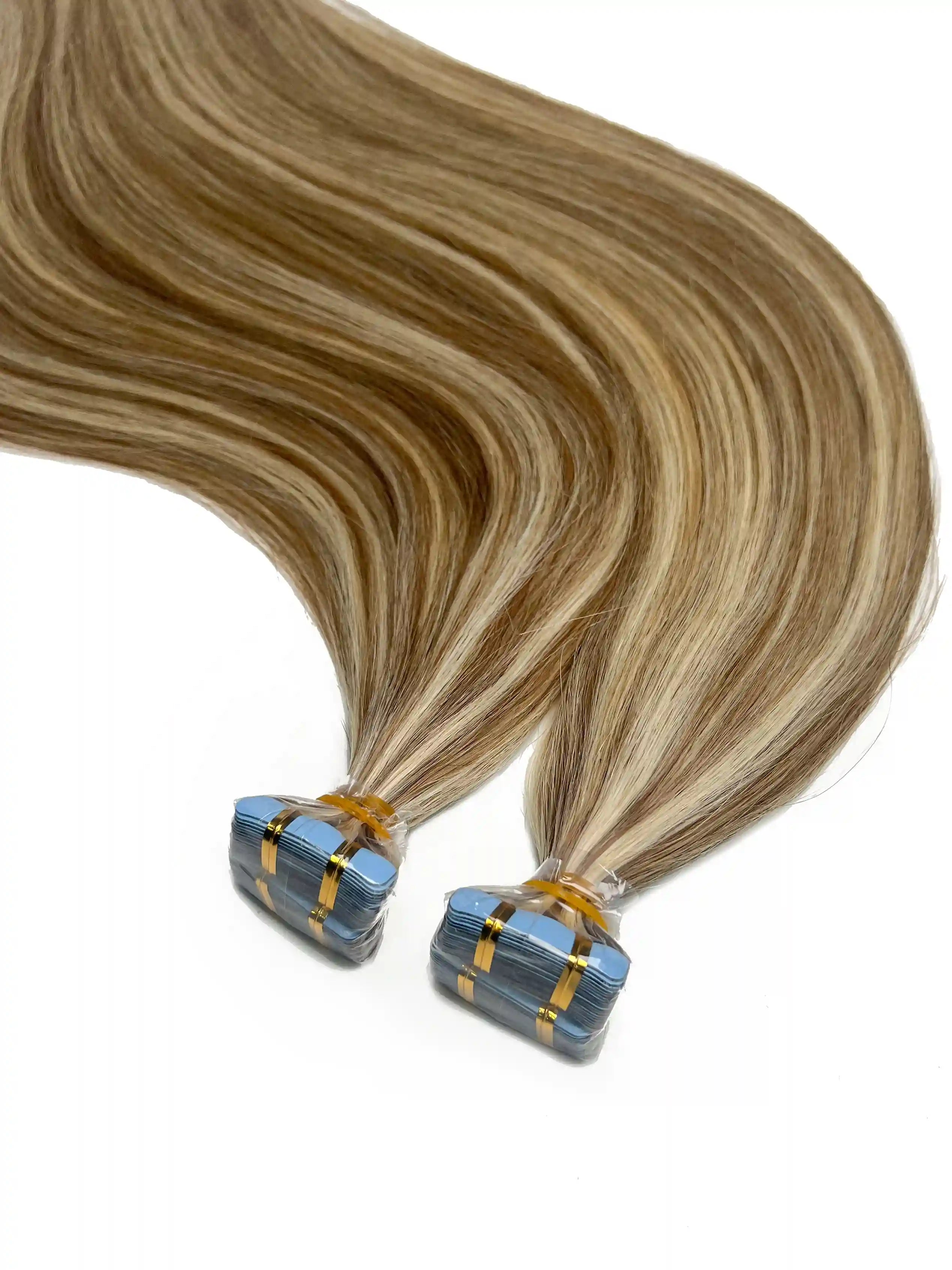 Ombre P8/613 Tape in Hair Extensions 20pcs 50g/pack Seamless Skin Weft Hair | 100% Human Hair | BORUIHAIR