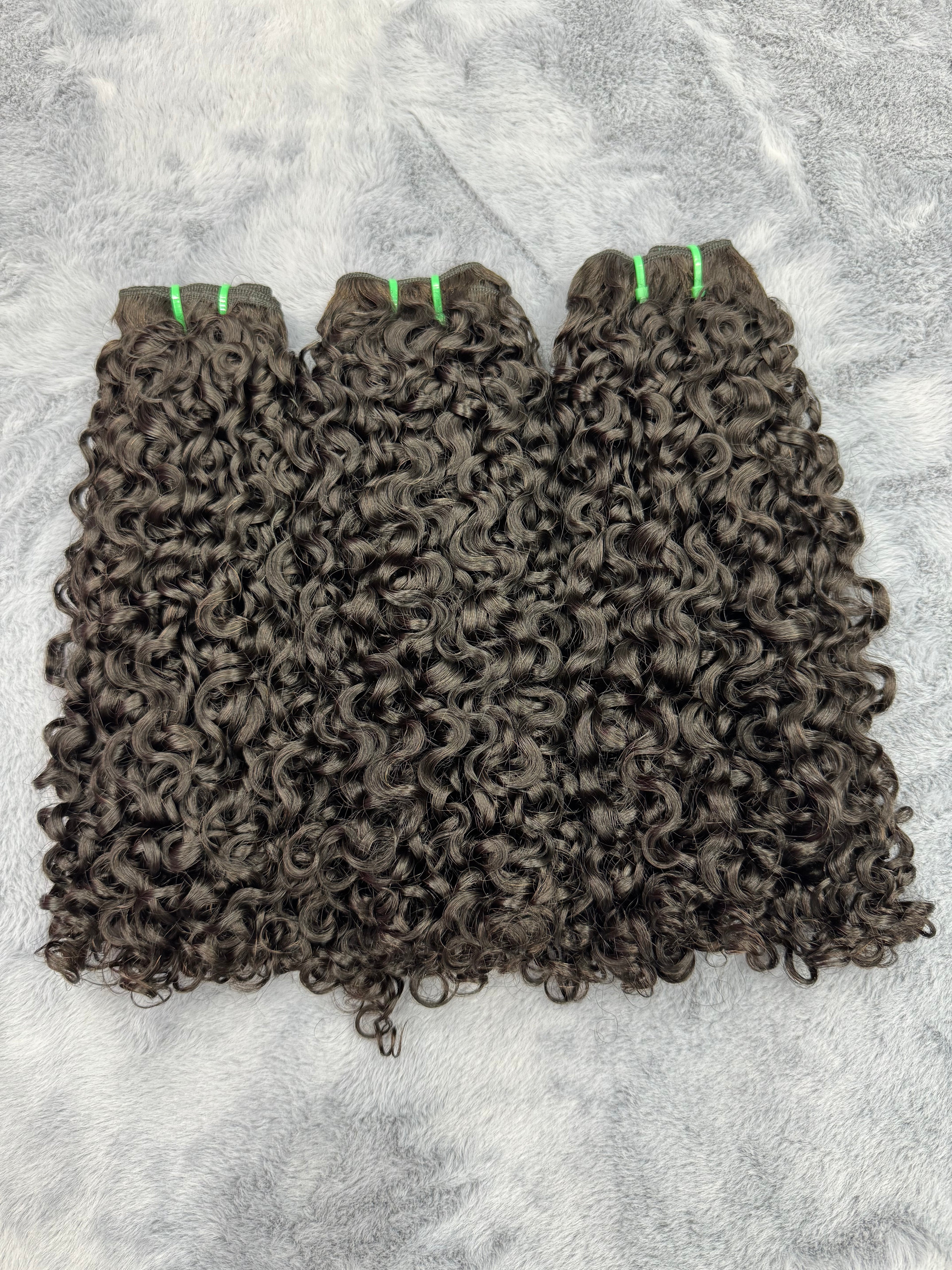 3PCS Super Double Drawn  Pixie Curly Vietnamese Hair Bundles | 12–30 Inch |  Boruihair | 100% Human Hair