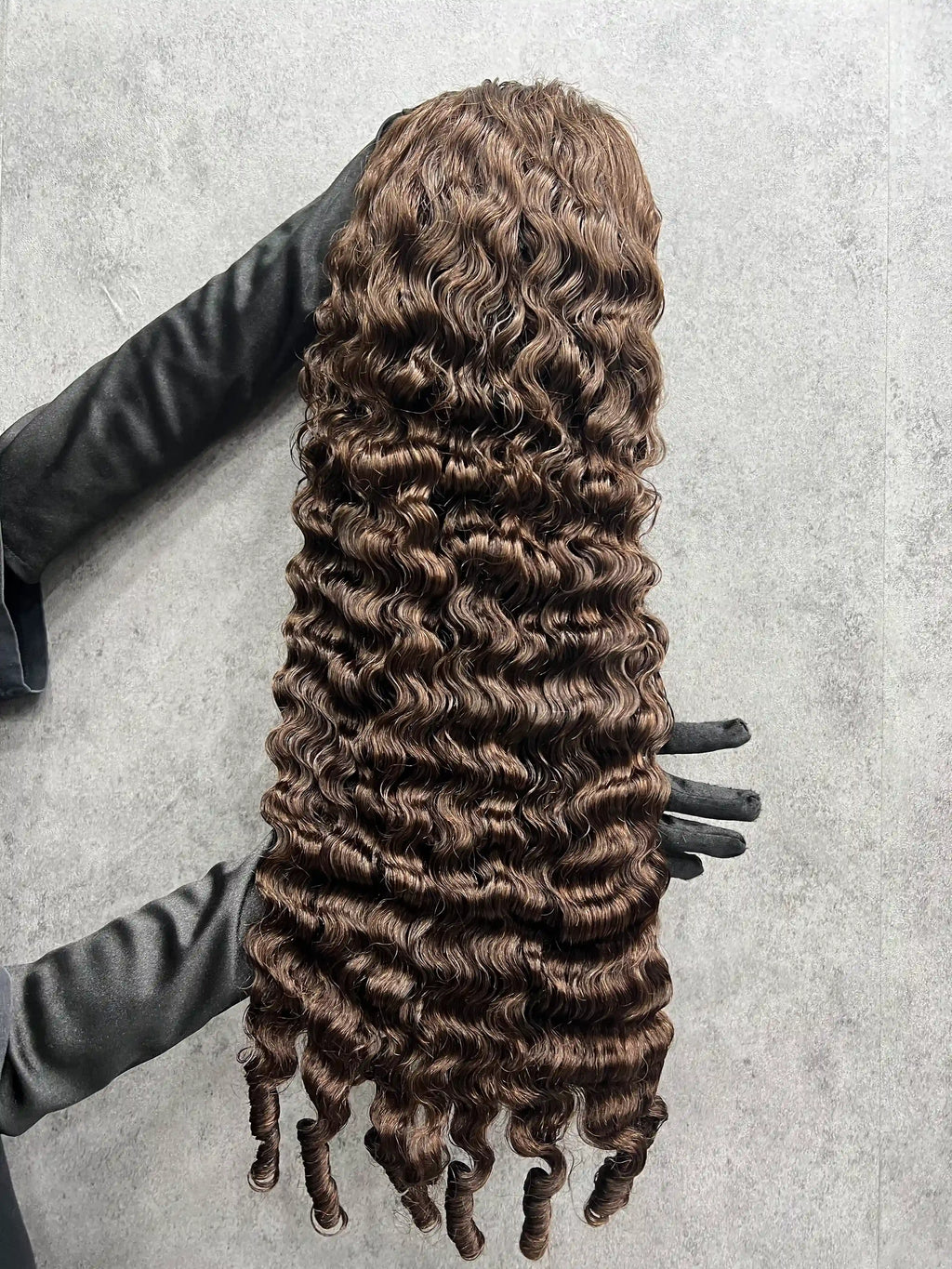 Spiral Burmese Curly Virgin Hair 2# Colorful Closure Lace Wig BoruiHair| 5x5 Closure & 13x4 Frontal| 100% Human Hair
