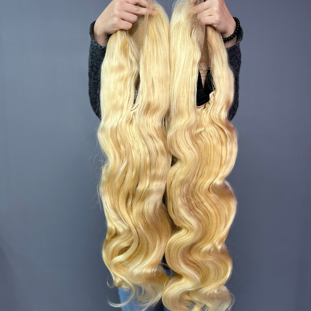 #613 Blonde 13X4 13X6 HD Lace Frontal Wigs Body Wave 200% Density  Lace Frontal Wigs