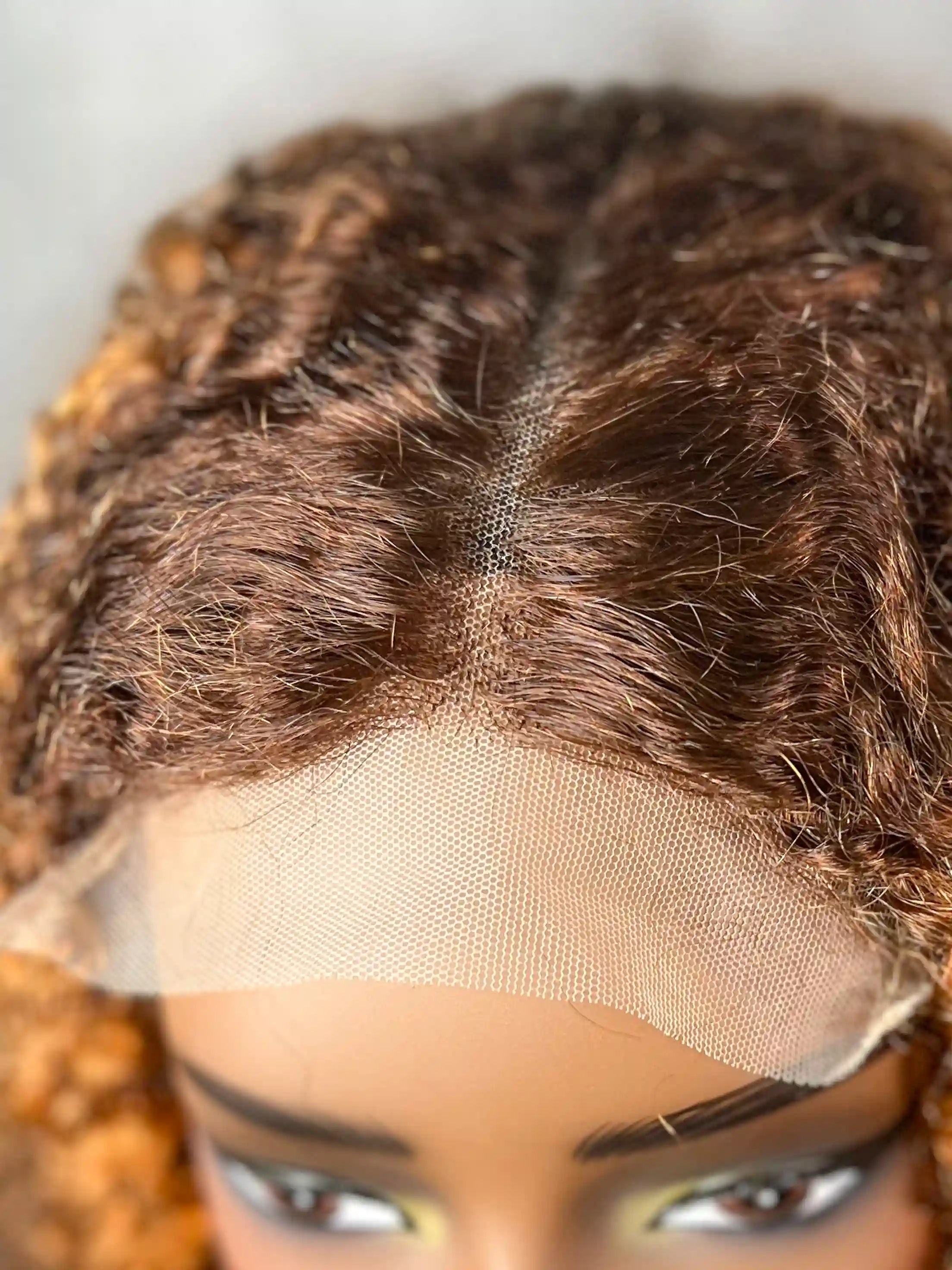 Pixie Curly SDD #P4/27 Colorful Closure Lace Wig BoruiHair| 5x5 Closure & 13x4 Frontal| 100% Human Hair