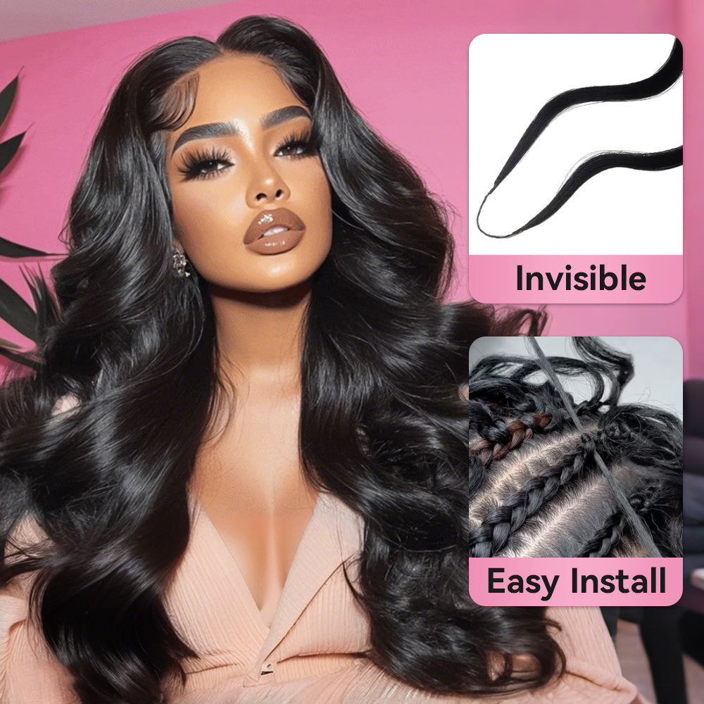 Body Wave Crochet Human Hair Pre Loop Extensions BORUIHAIR