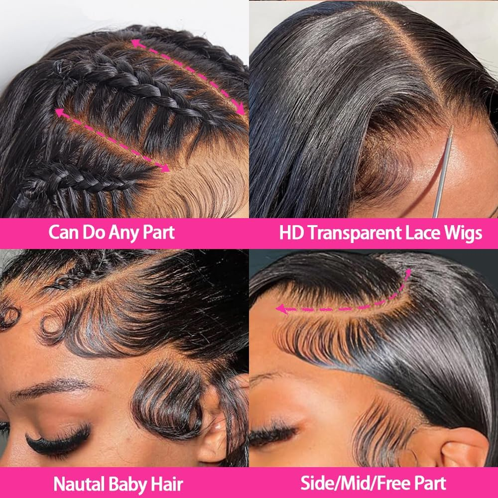 250% HD Lace Frontal Wigs Burmese Curly Undetectable Lace Front Wigs Human Hair