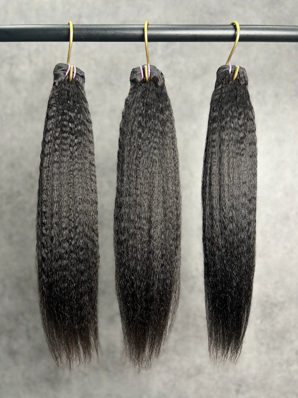 3PCS Kinky Straight Top Virgin Hair Bundles | 12–30 Inch |  Boruihair |  100% Human Hair