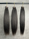 3PCS Kinky Straight Top Virgin Hair Bundles | 12–30 Inch |  Boruihair |  100% Human Hair