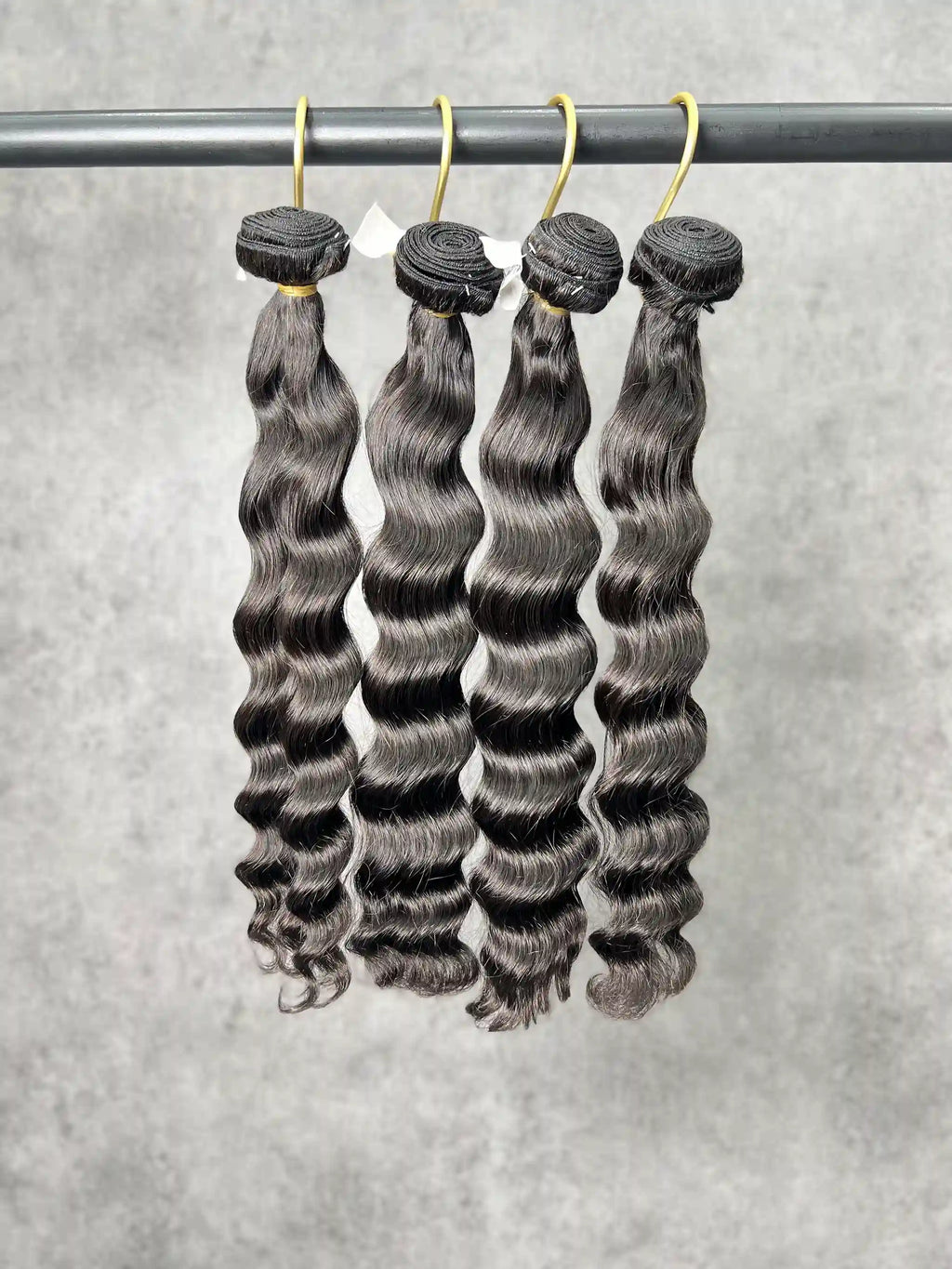4PCS Indian wavy Top Vrigin Hair Bundles | 12–30 Inch |Boruihair | 100% Human Hair