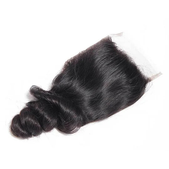 Loose Wave Lace 4x4 & 5x5 Closures | 12–22"| 100% Human Hair | Transparent & HD Lace | Boruihair