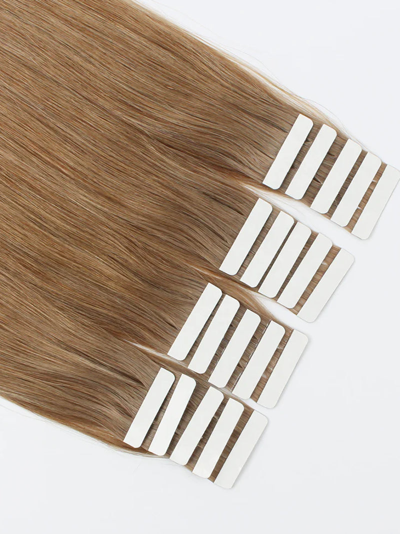 #8 Straight Tape in Hair  Extensions 20pcs 50g/pack Seamless Skin Weft Hair | 100% Human Hair | BORUIHAIR