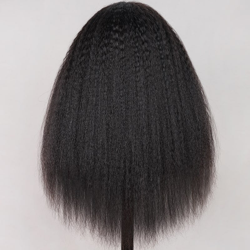 Yaki Straight | Virgin Hair | Wear & Go Half Wig | 3 In 1 Wig No Glue Half Wig | 100% Human Hair