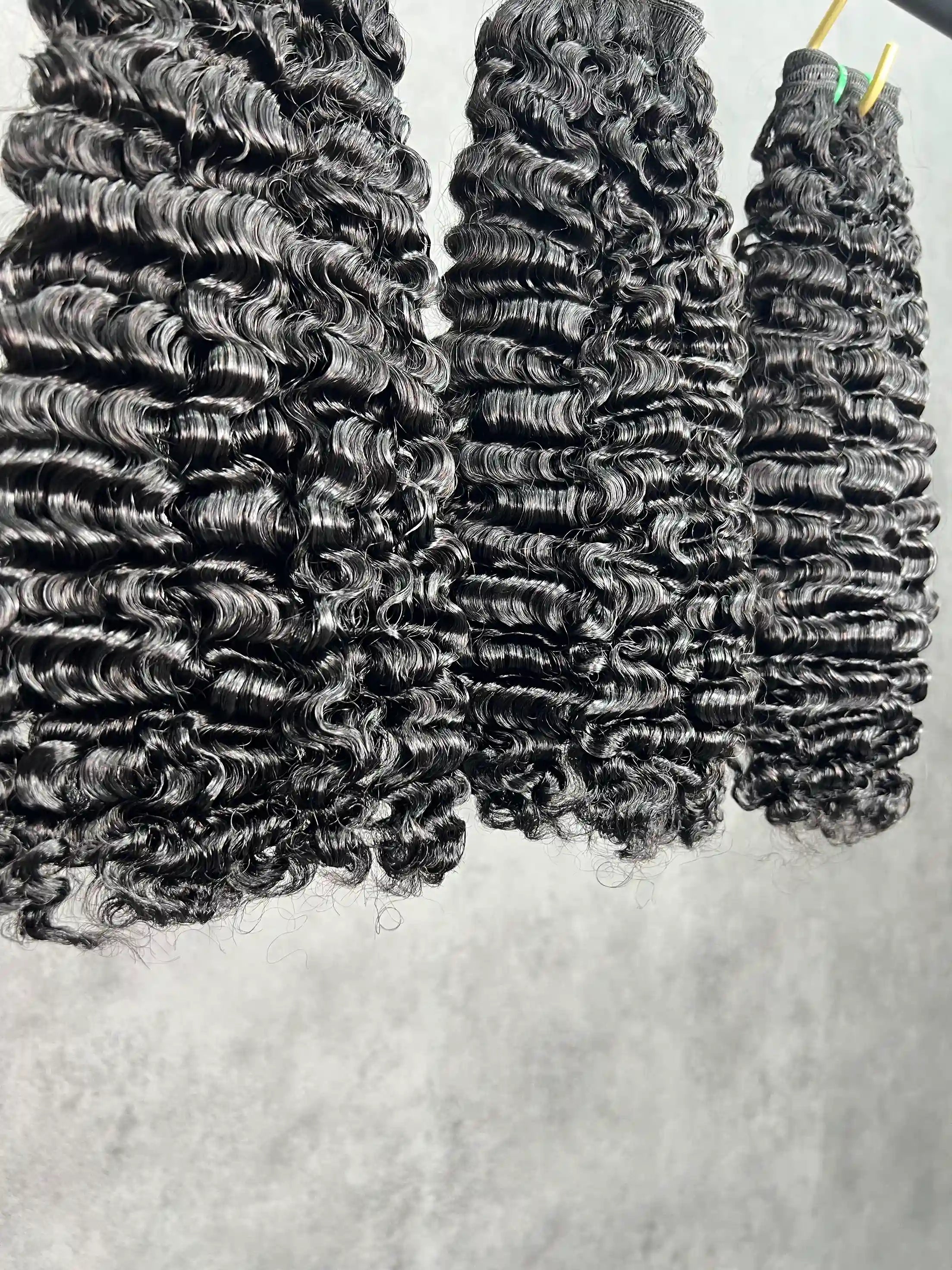 3PCS Super Double Drawn Pixie Curly B Vietnamese Hair Bundles | 12–24 Inch |  Boruihair | 100% Human Hair