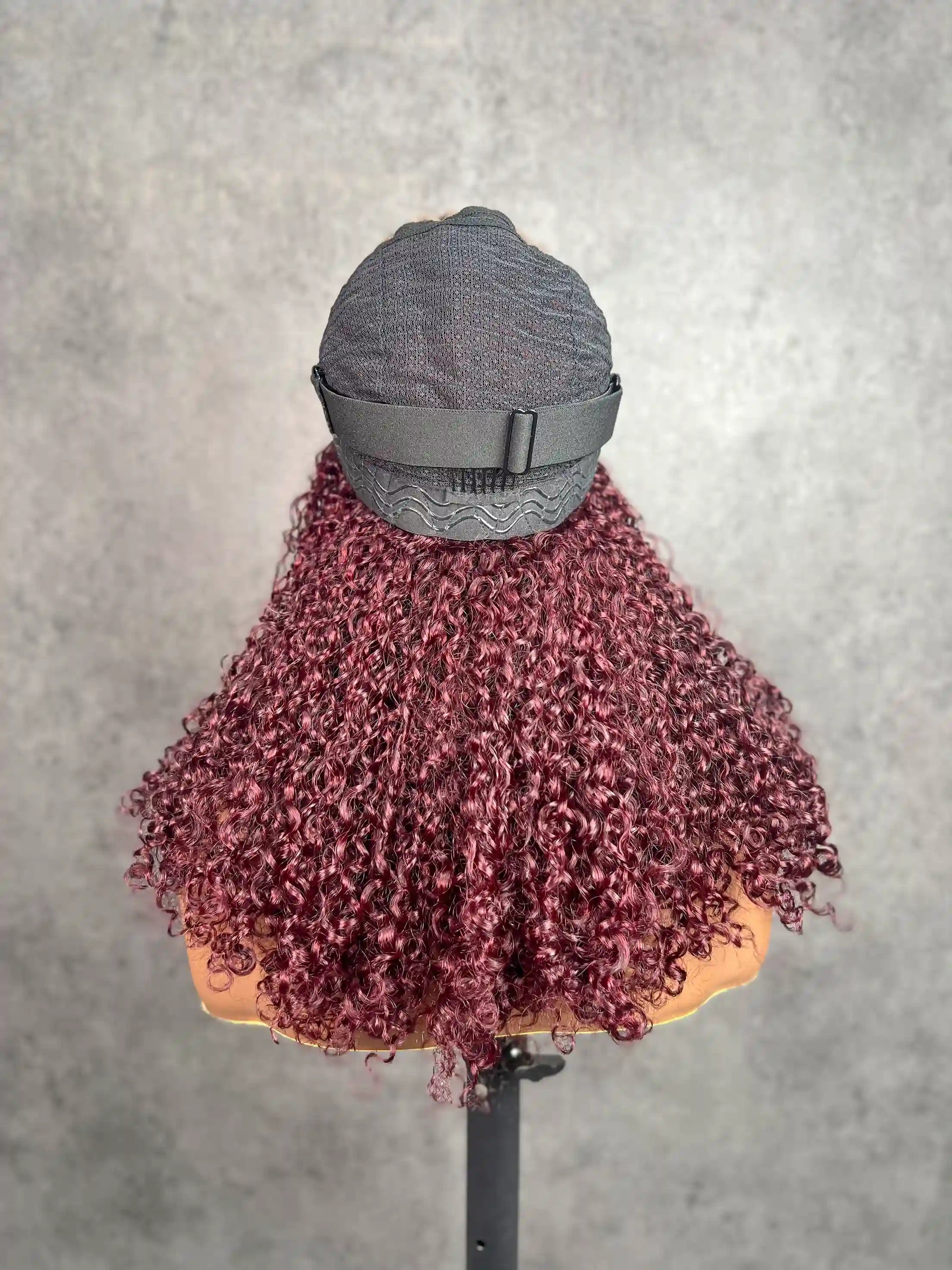 Pixie Curly SDD 99J Colorful Closure Lace Wig BoruiHair| 5x5 Closure & 13x4 Frontal| 100% Human Hair