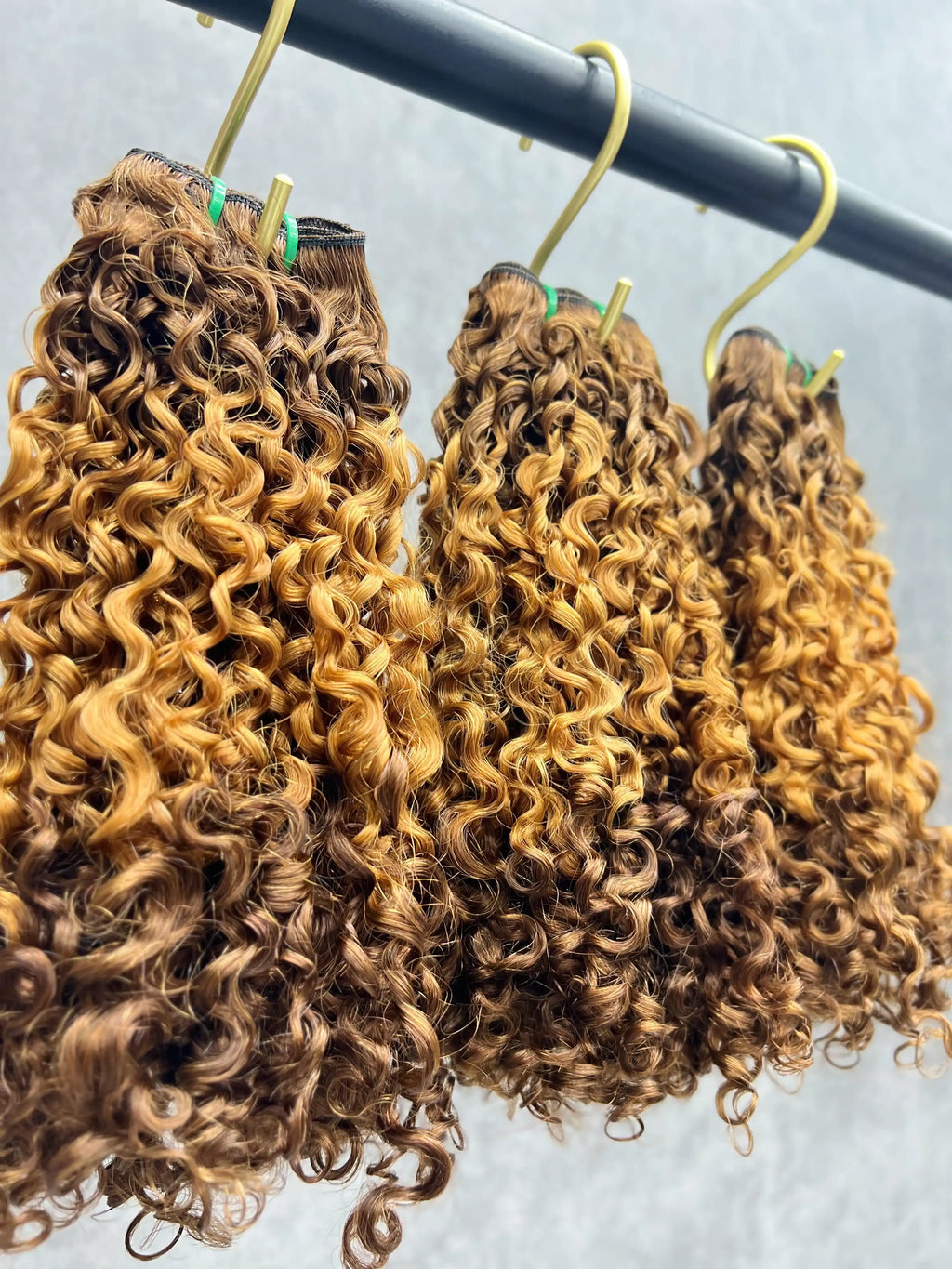 3PCS Super Double Drawn Color T4/27 Pixie Curly Hair Bundles | 12–30 Inch |  Boruihair | 100% Human Hair