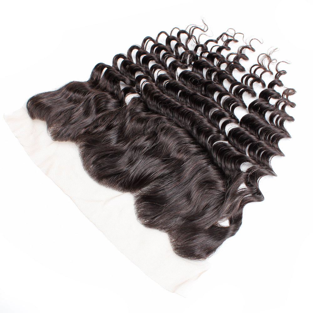 Deep Wave Lace 4x4 & 5x5 Closures | 12–22"| 100% Human Hair | Transparent & HD Lace | Boruihair