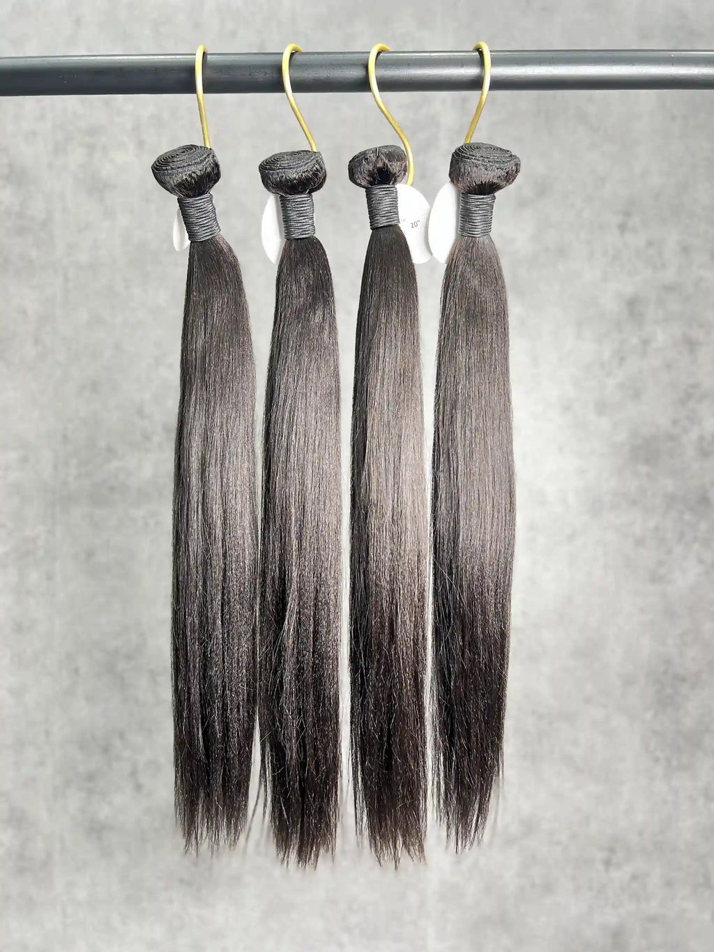 4PCS Yaki Straight Top Vrigin Hair Bundles | 12–30 Inch | Boruihair | 100% Human Hair