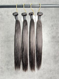 4PCS Yaki Straight Top Vrigin Hair Bundles | 12–30 Inch | Boruihair | 100% Human Hair
