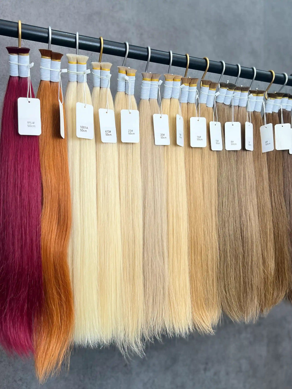 20–26 Inch Solid Color Bulk Vietnamese Straight Human Hair Extensions with Cuticle| Russian Bulk Hair | 100% Human Hair