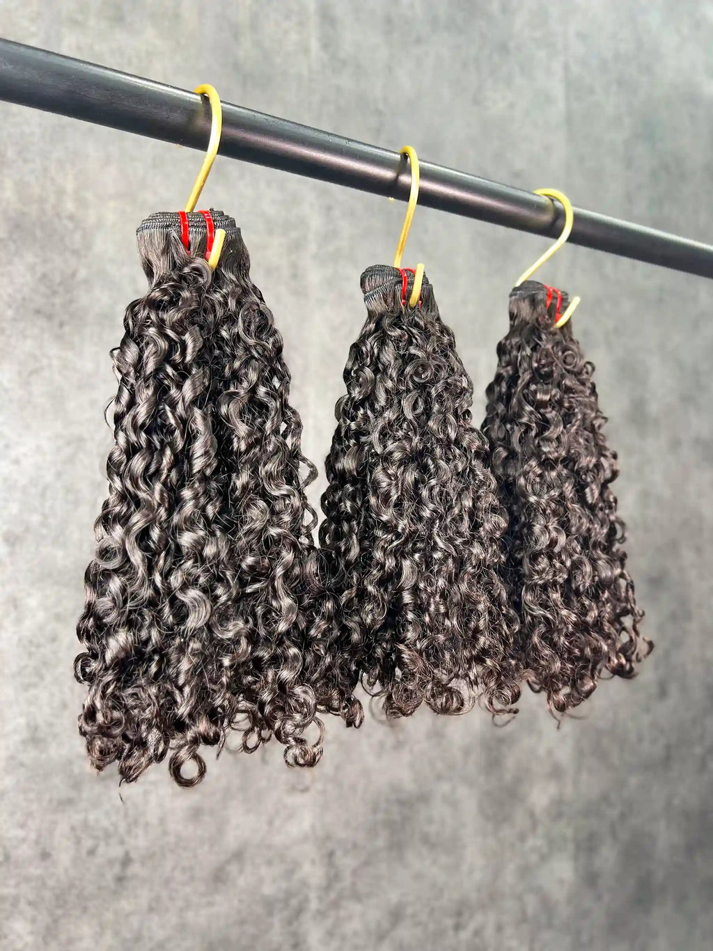 3PCS  Double Drawn Pixie Curly Large Curls Burmese Hair Bundles | 10–24 Inch | Boruihair | 100% Human Hair
