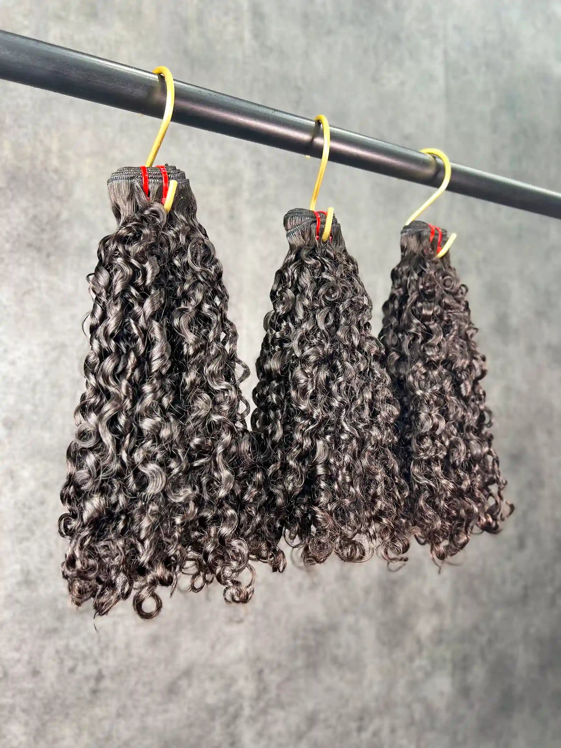 3PCS  Double Drawn Pixie Curly Large Curls Burmese Hair Bundles | 10–24 Inch | Boruihair | 100% Human Hair