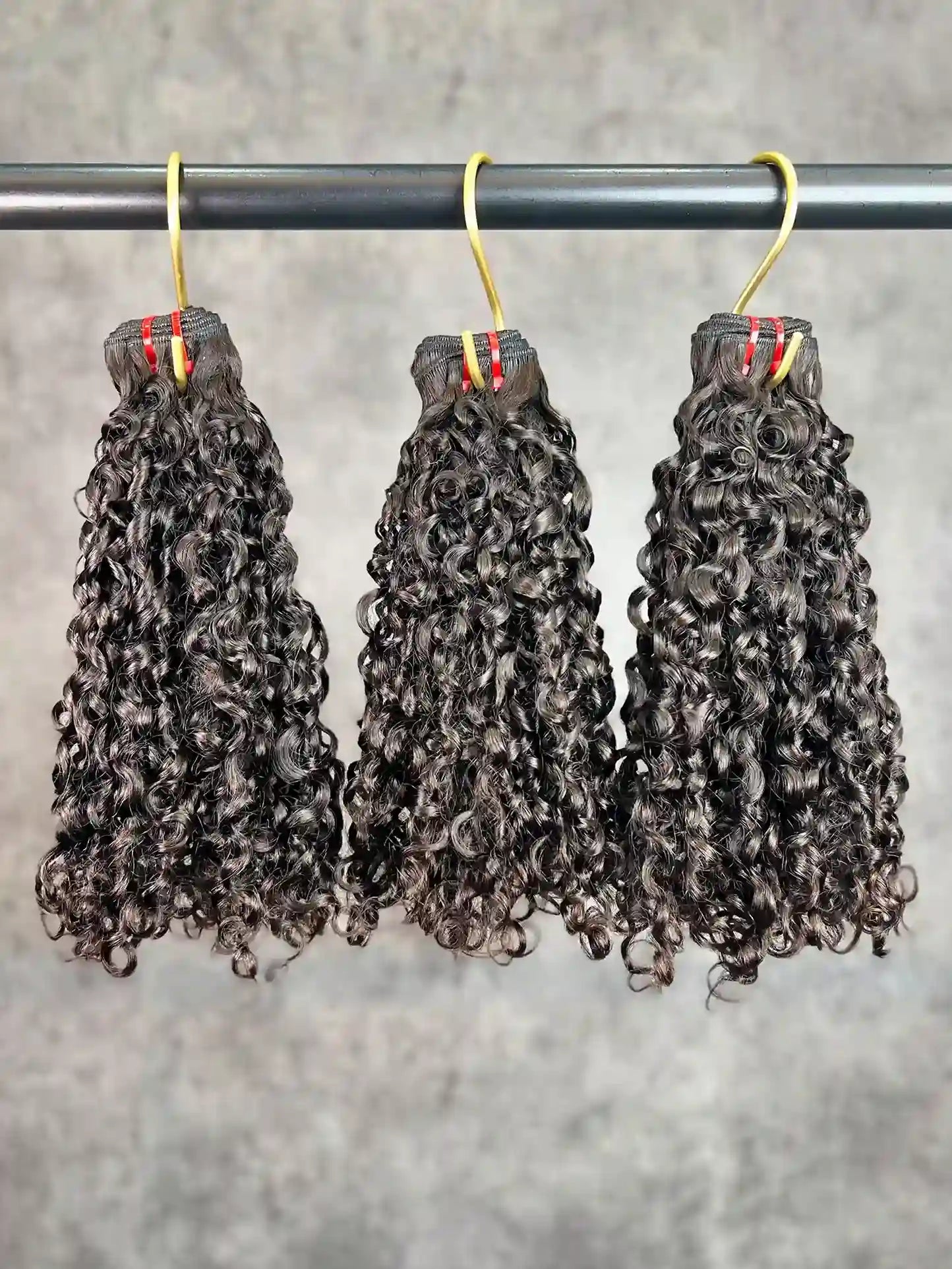 3PCS  Double Drawn Pixie Curly Large Curls Burmese Hair Bundles | 10–24 Inch | Boruihair | 100% Human Hair