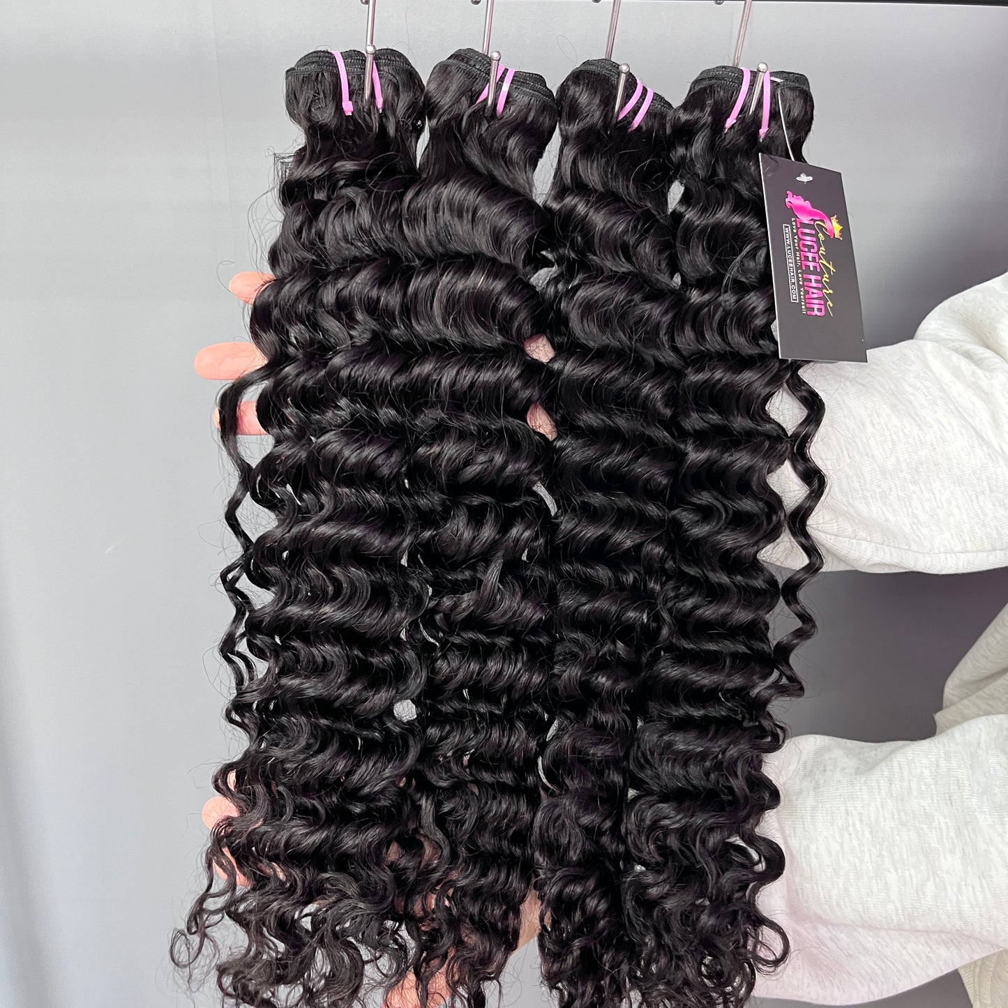 Luceehair 3/4PCS 12A Burmese Mink Hair Deep Wave Bundles