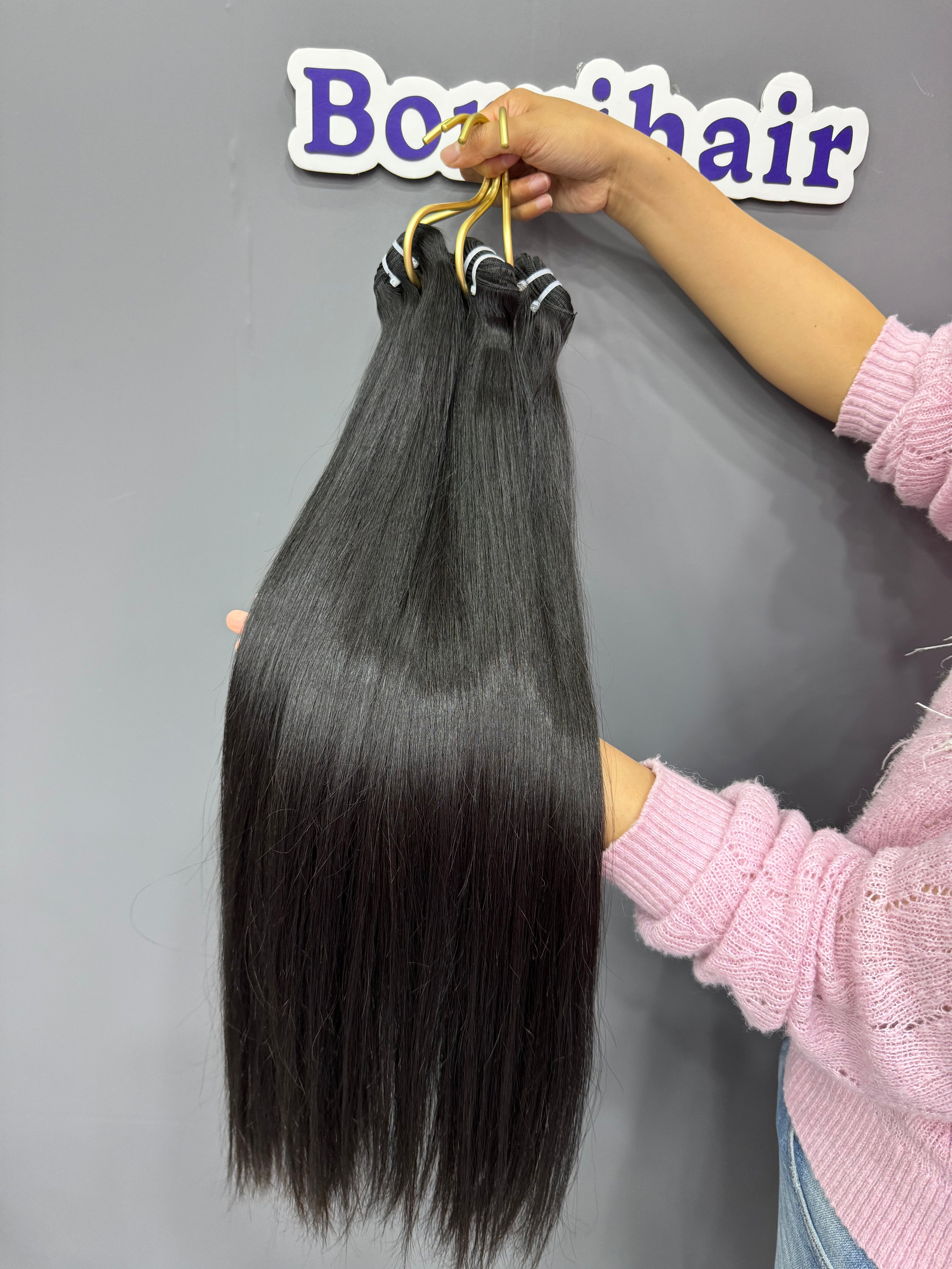 3PCS Straight Top Raw Hair Bundles | 12–30 Inch | Boruihair | 100% Human Hair