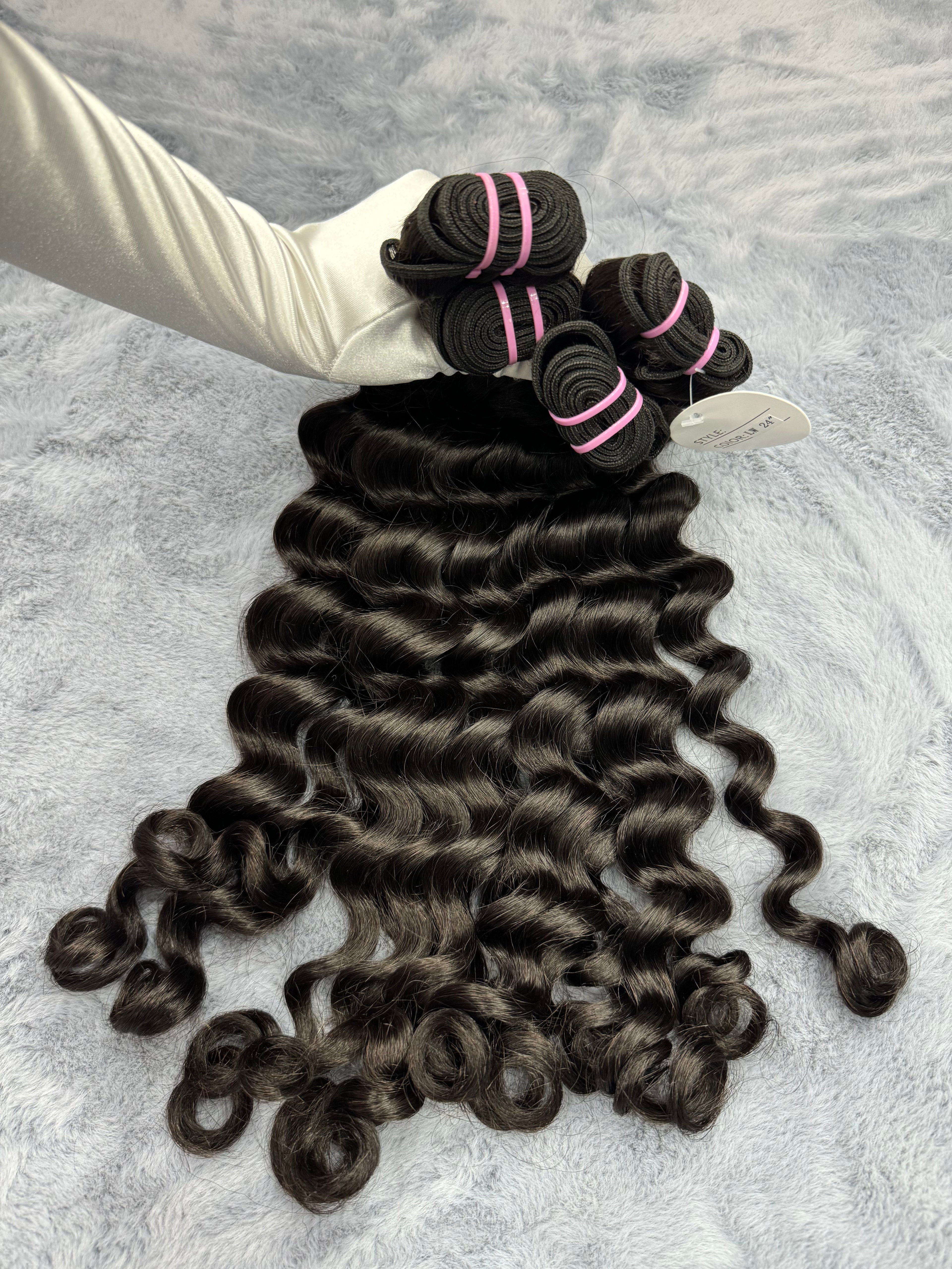 4PCS Loose Deep Top Vrigin Hair Bundles | 12–30 Inch |Boruihair | 100% Human Hair