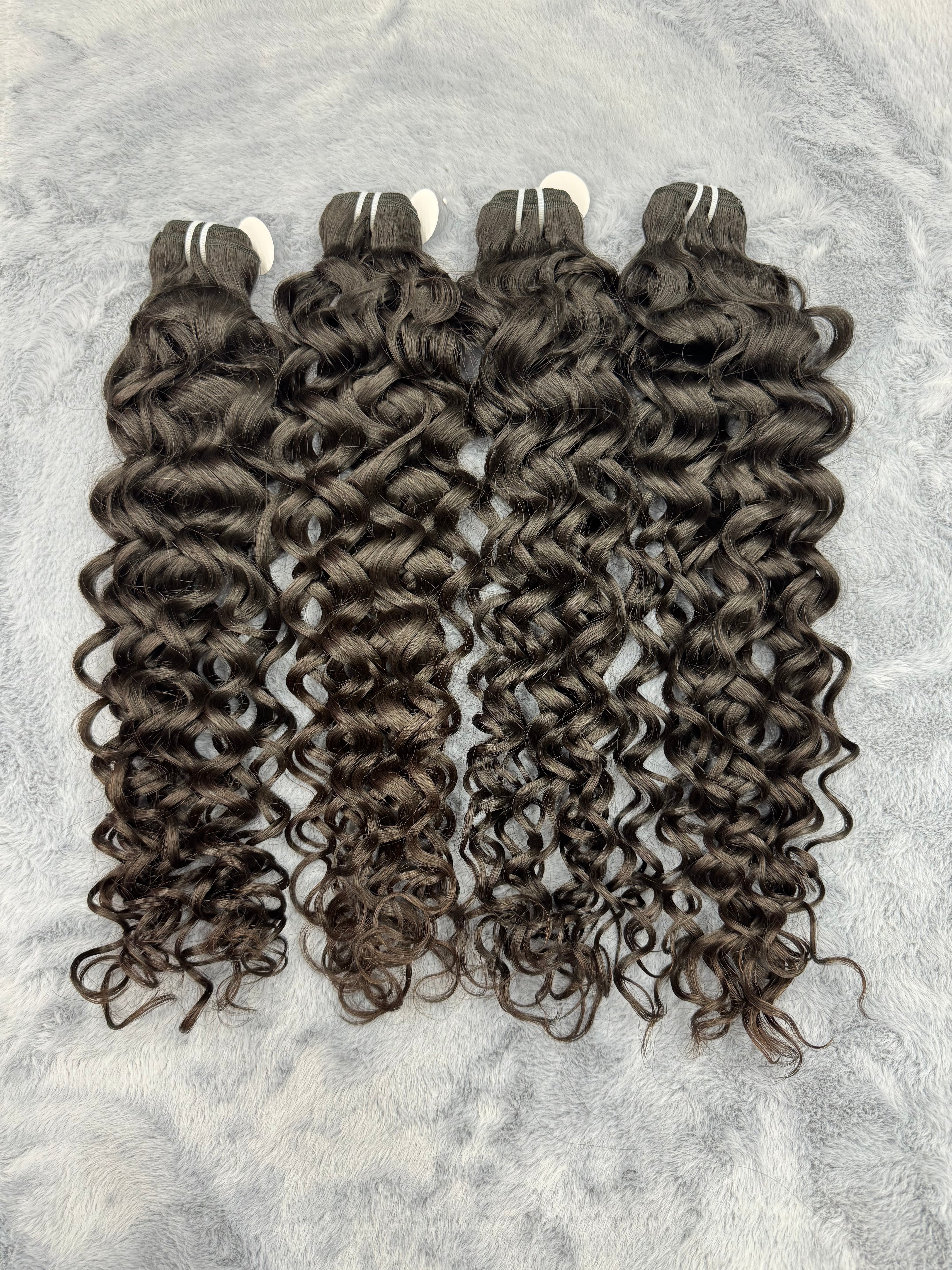 4PCS Water Wave Top Raw Hair Bundles | 12–40 Inch |  Boruihair | 100% Human Hair