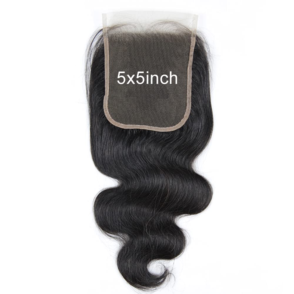 Body Wave 3PCS Bundles & 1PC 6x6 Lace Closure | Transparent & HD Lace | 100% Human Hair | Top Virgin Hair