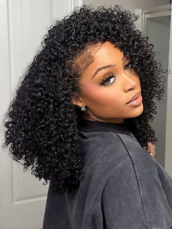Boruihair Kinky Curly HD Lace Wig | 2x6 Closure Wig | 100% Human Hair