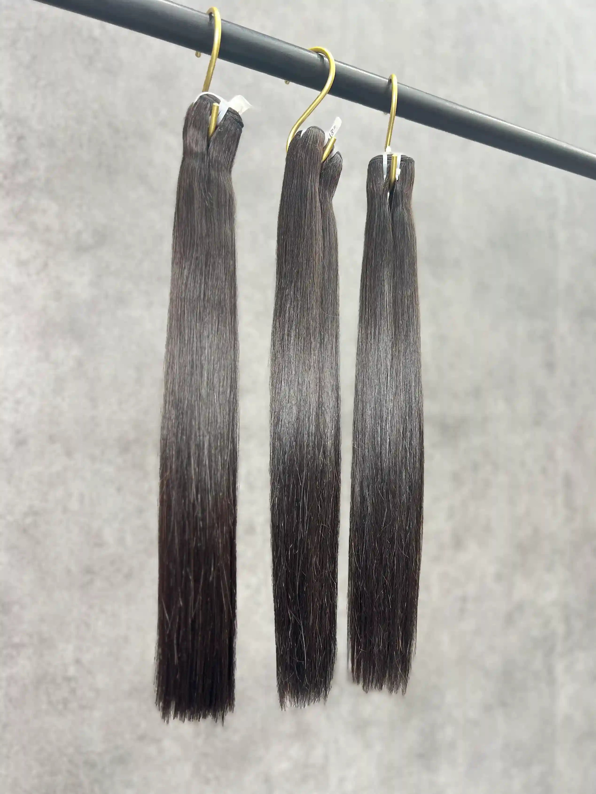 3PCS SDD Vietnamese Bone Straight Color 1B Bundles | 12–26 Inch | Boruihair | 100% Human Hair