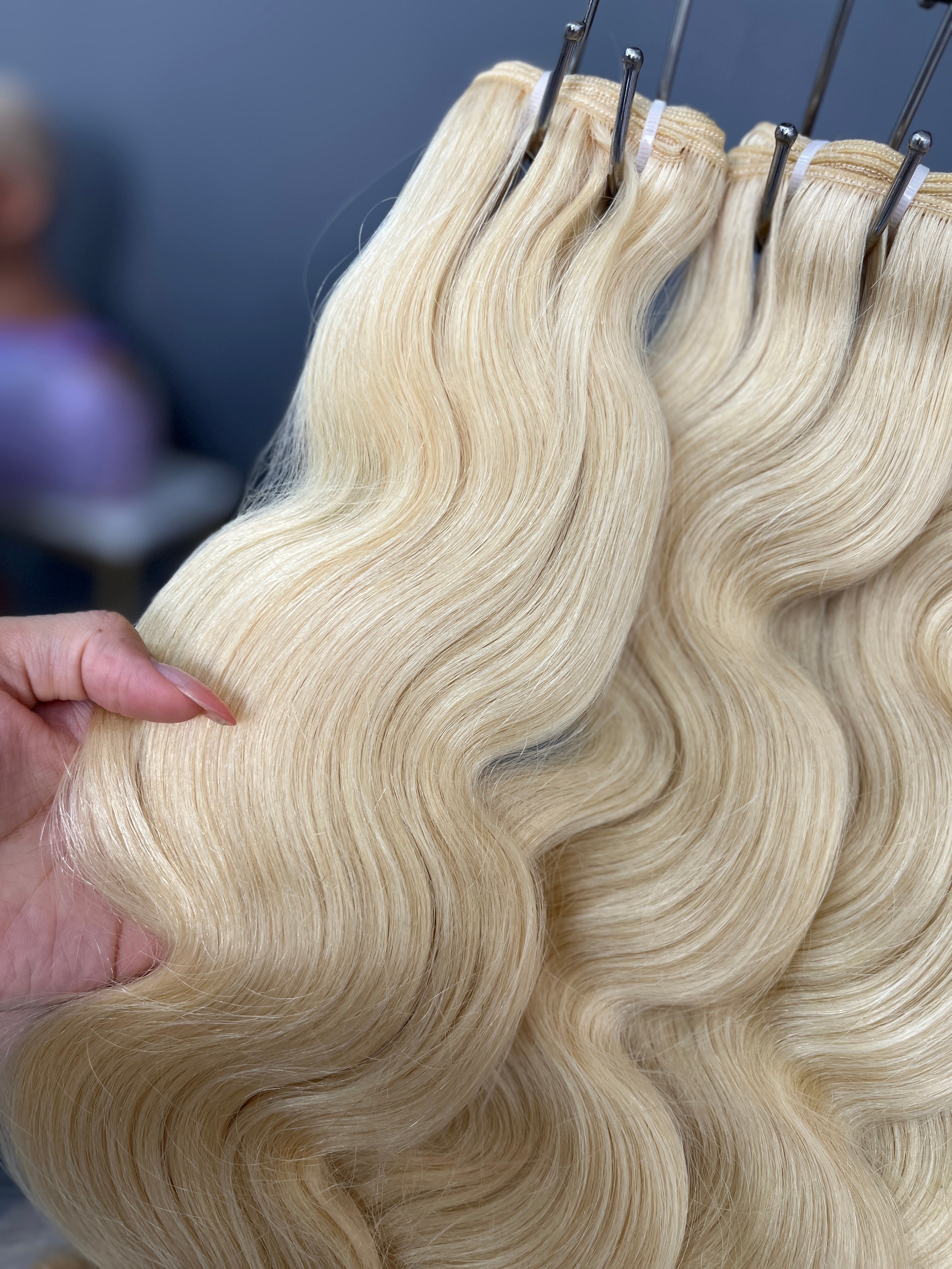3PCS 613 Blonde Raw Hair Body Wave Hair Bundles 100% human hair