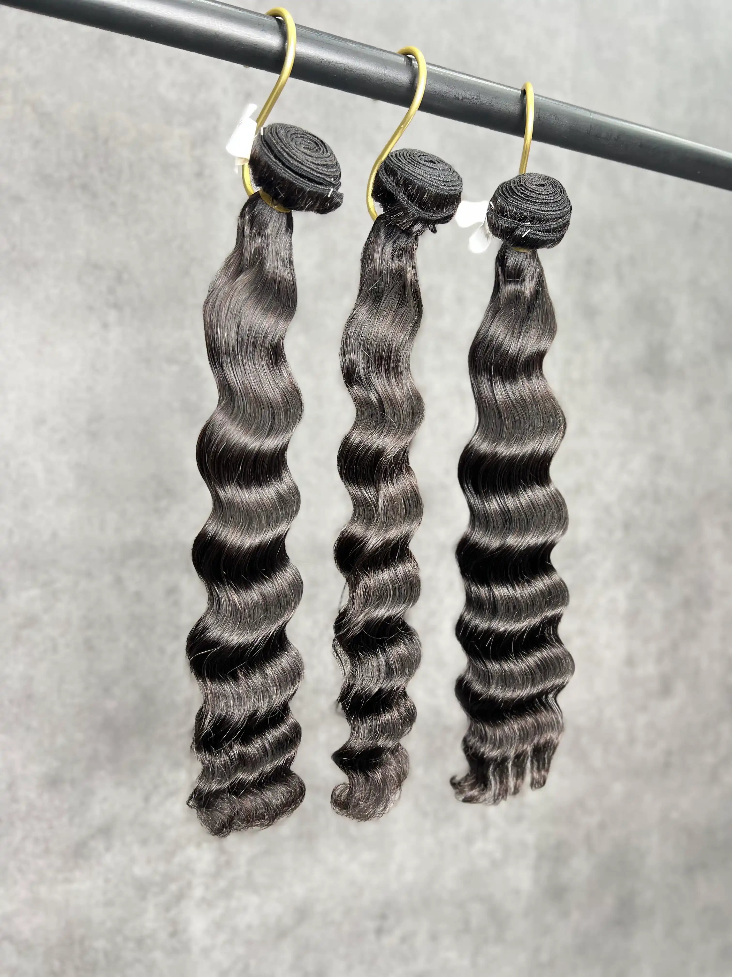 3PCS Indian wavy Top Virgin Hair Bundles | 12–30 Inch |  Boruihair |  100% Human Hair