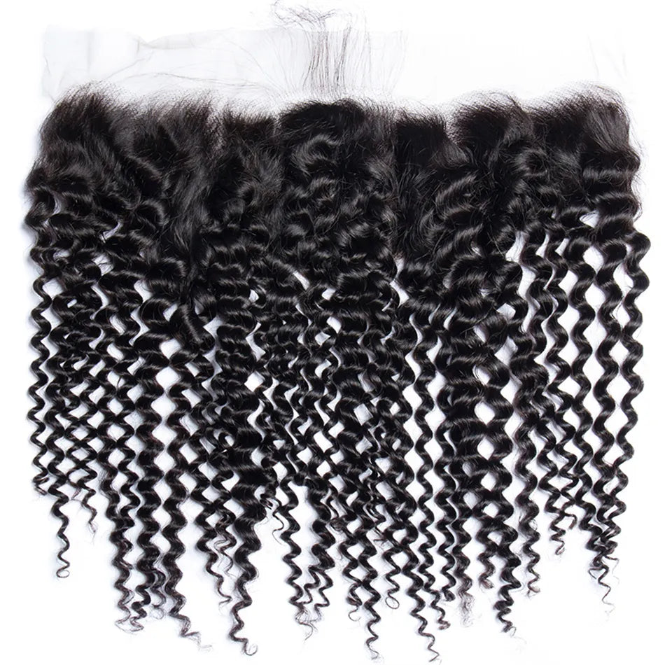 Kinky Curly 4PCS Bundles & 1PC Closure or Frontal – 5x5, 13x4 & 13x6 | 100% Human Hair | Transparent Lace Wig | Boruihair