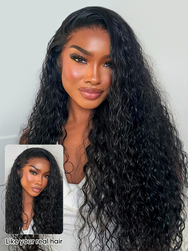 Water Wave HD Frontal Lace Wig Boruihair | 13x4, 13x6 Frontal | 100% Human Hair