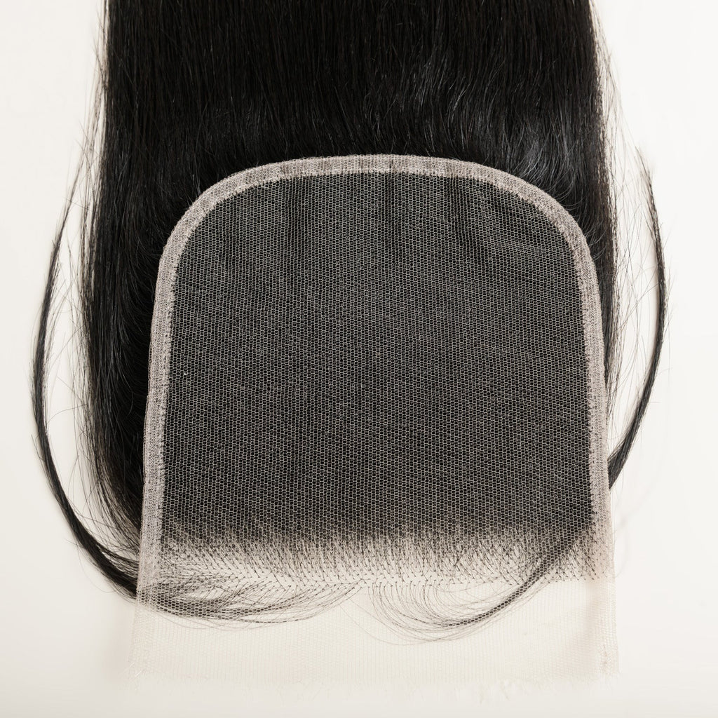 Straight Lace 4x4 & 5x5 Closures | 12–22"| 100% Human Hair | Transparent & HD Lace | Boruihair