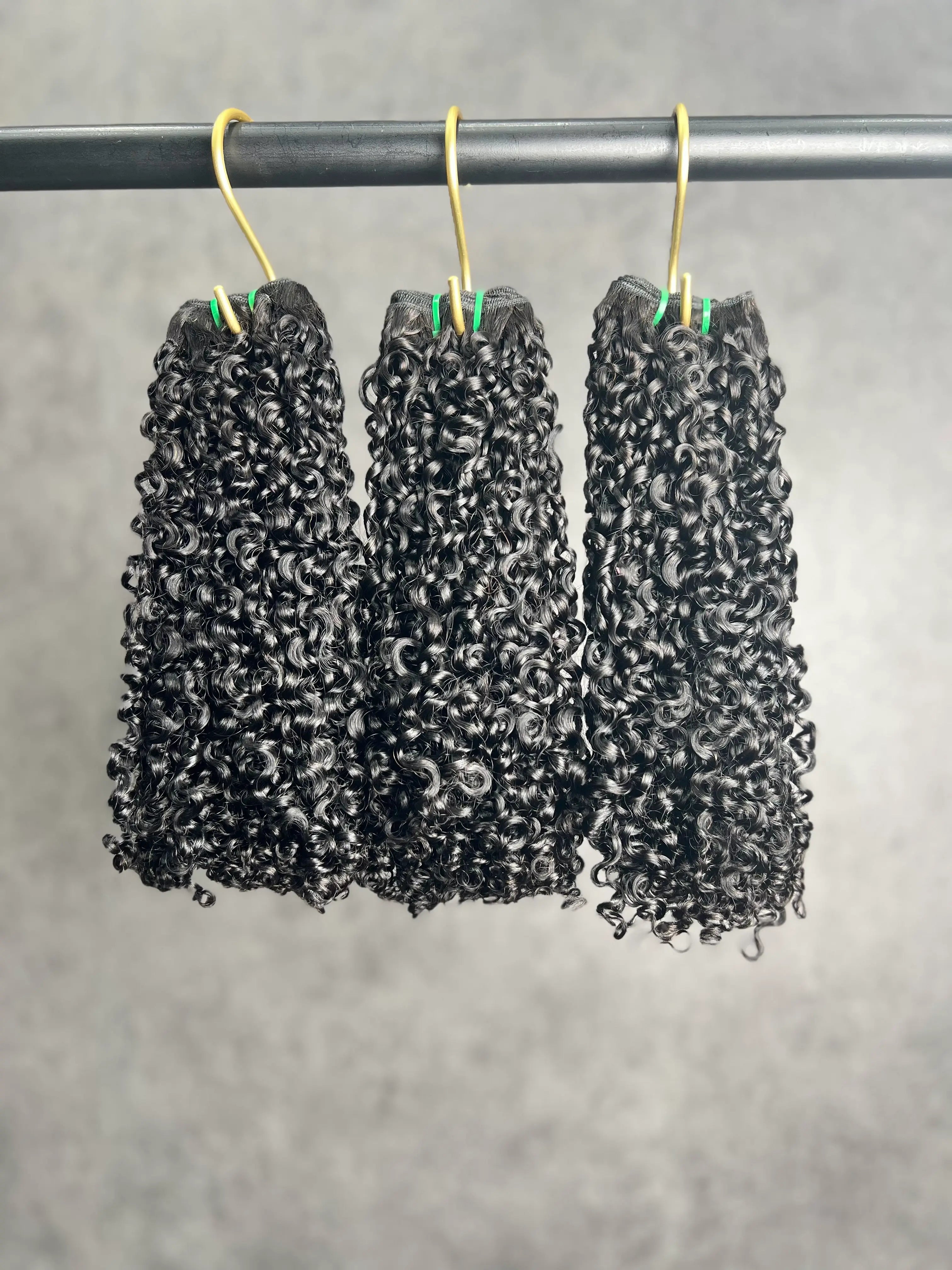 3PCS Super Double Drawn  Pixie Curly Vietnamese Hair Bundles | 12–30 Inch |  Boruihair | 100% Human Hair