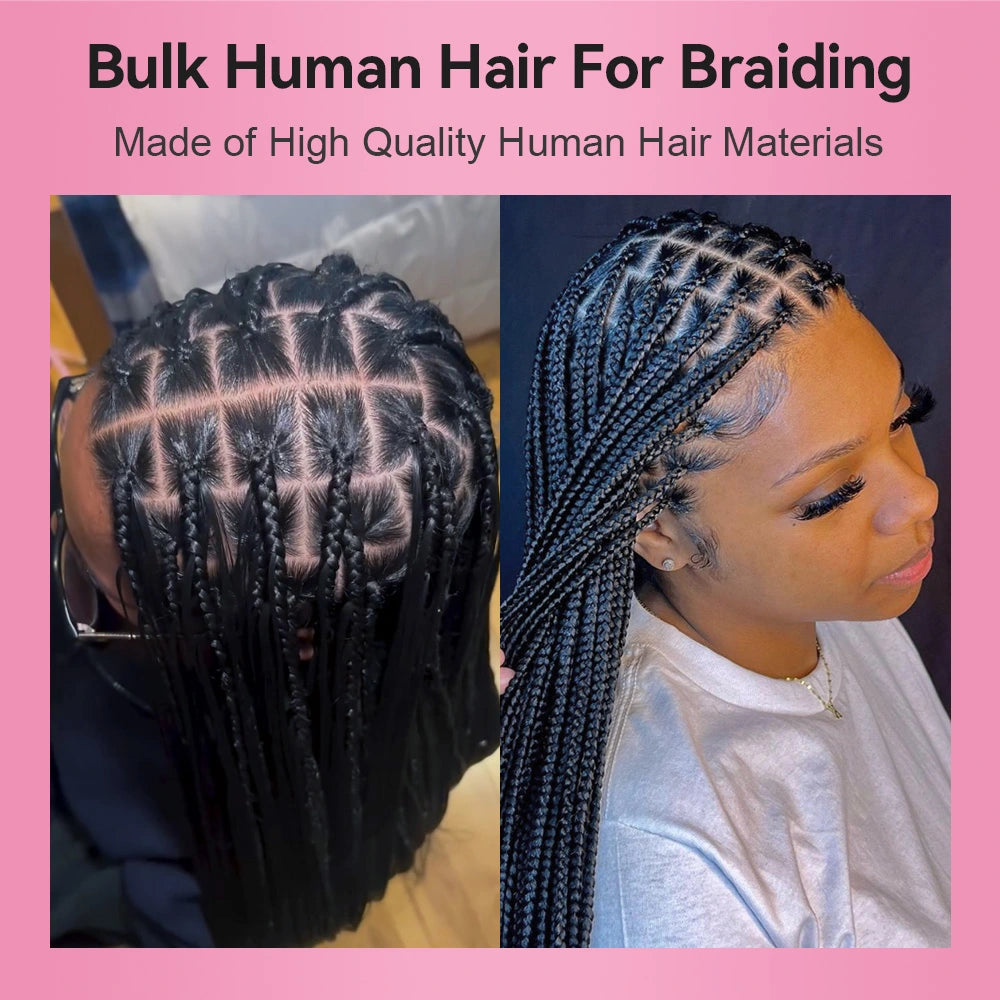 100% Human Hair Braid Styles Straight BORUIHAIR