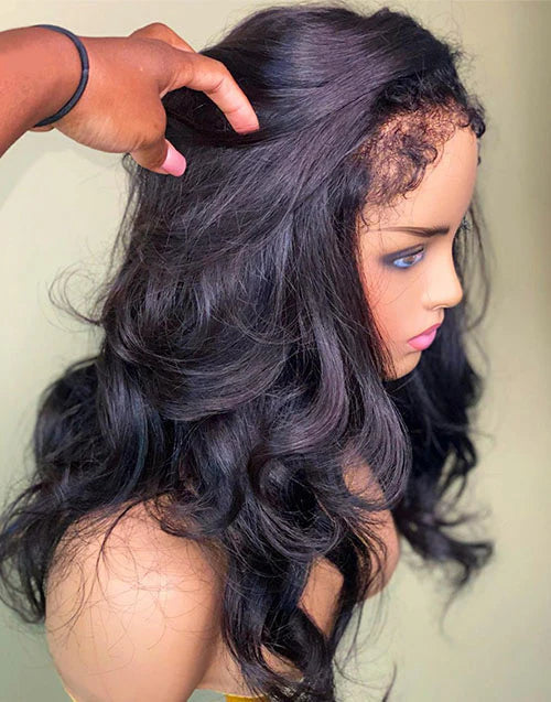 4C Edges Baby Hair Lace Wig | 13x4 & 13x6 HD Lace Frontal Wig| Natural Hairline Body Wave Wig
