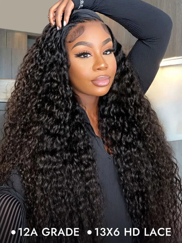Burmese Curly HD closure Lace Wig | 2x6 Closure Wig | 100% Human Hair | Boruihair