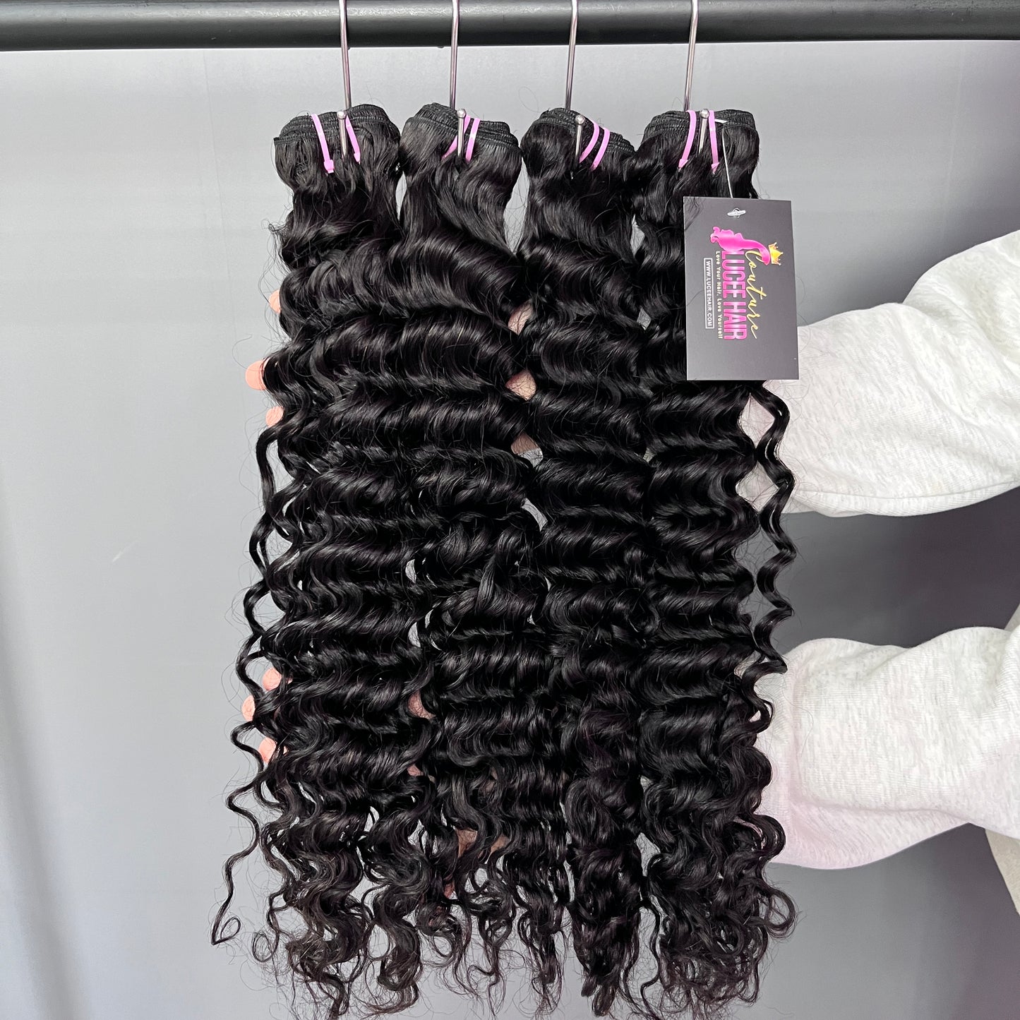 Luceehair 3/4PCS 12A Burmese Mink Hair Deep Wave Bundles