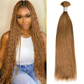 #30 Straight Hair Bulk | Boho Braids | No Weft | 100% Human Hair | BORUIHAIR