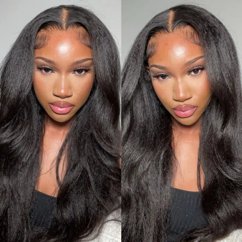 13x6 Kinky Straight Glueless Lace Wig | HD Lace & Transparent Lace 3D Dome Cap | 200% & 250% Density | Boruihair 100% Human Hair