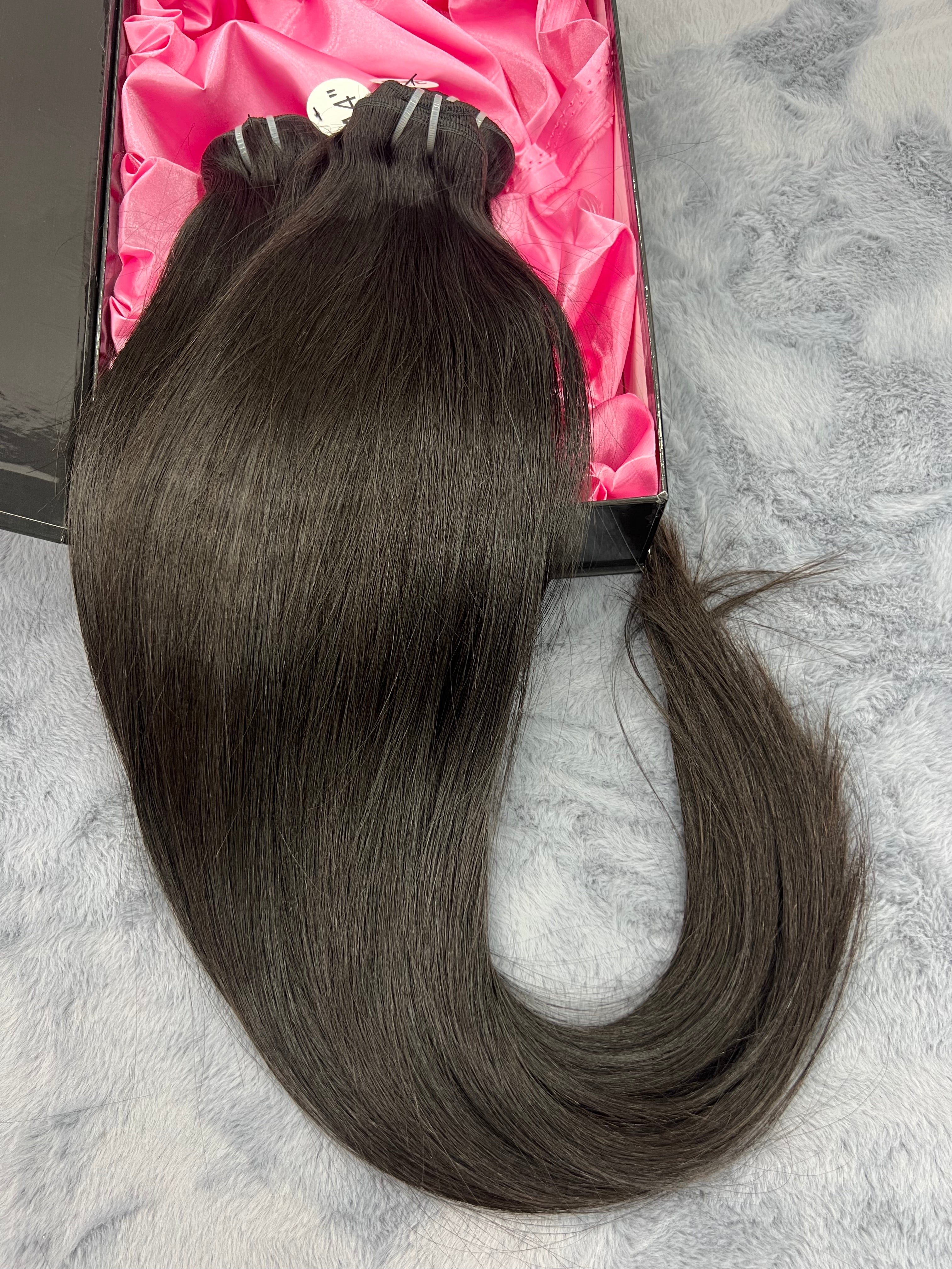 3PCS Straight Top Raw Hair Bundles | 12–30 Inch | Boruihair | 100% Human Hair