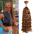 #30 Italian Curly Hot Braids Bulk Human Hair BORUIHAIR