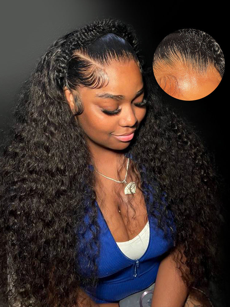 13x4 Deep Curly Glueless Lace Wig | HD Lace & Transparent Lace | 200% & 250% Density | Boruihair 100% Human Hair