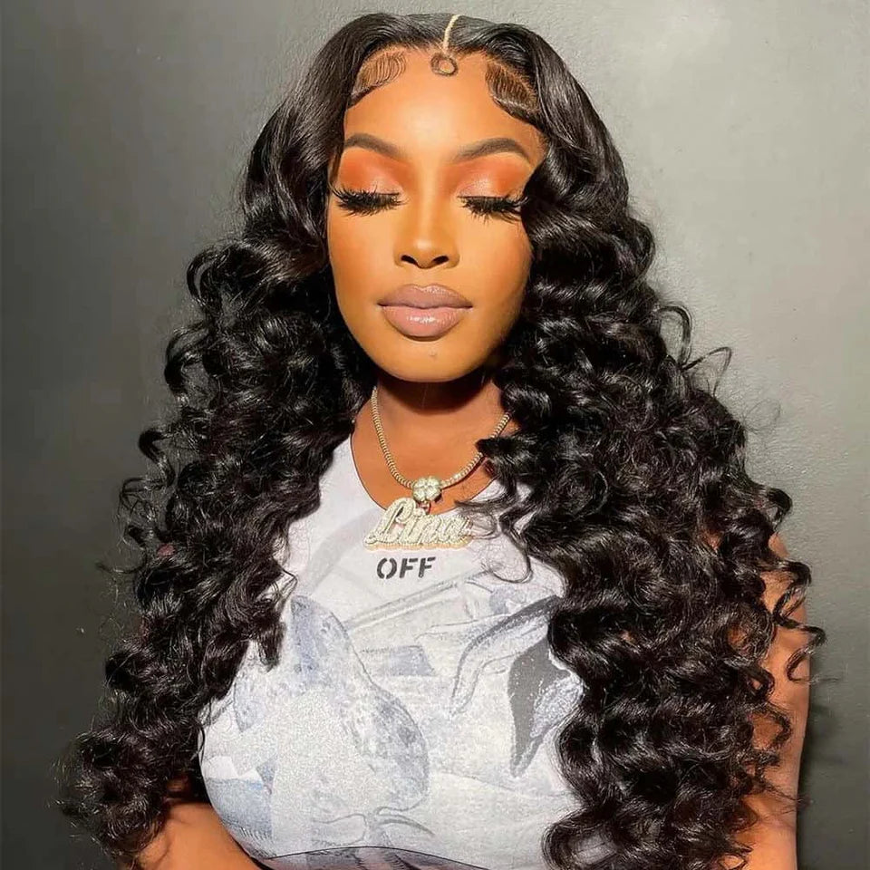 13x4 Loose Wave Glueless Lace Wig | HD Lace & Transparent Lace | 200% & 250% Density | Boruihair 100% Human Hair