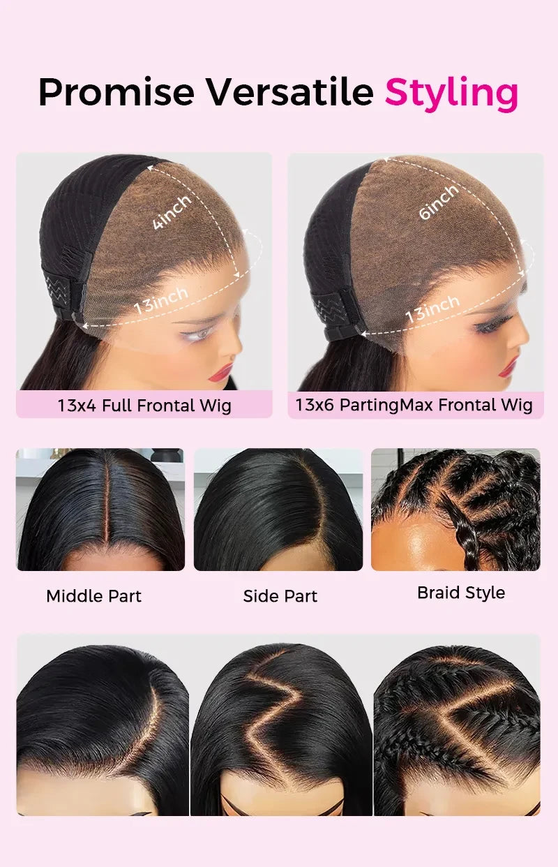 Ginger Straight 250% Density HD Lace Color Wig | 13x4, 13x6 Frontal | 100% Human Hair | Boruihair