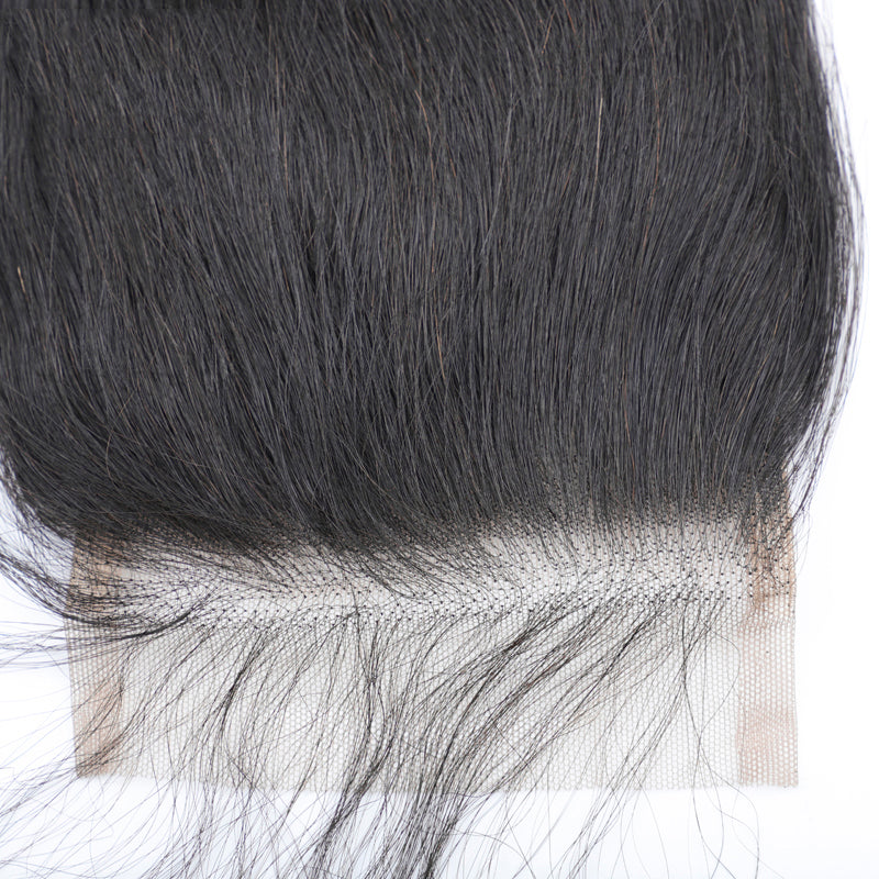 Natural Wave 3PCS Bundles & 1PC 5x5 Lace Closure | Transparent & HD Lace | 100% Human Hair | Top Virgin Hair