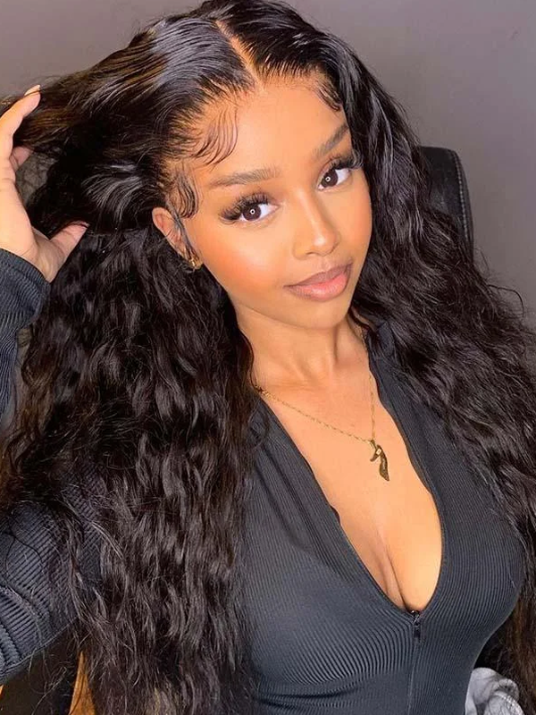 13x6 Natural Wave Glueless Lace Wig | HD Lace & Transparent Lace | 200% & 250% Density | Boruihair 100% Human Hair