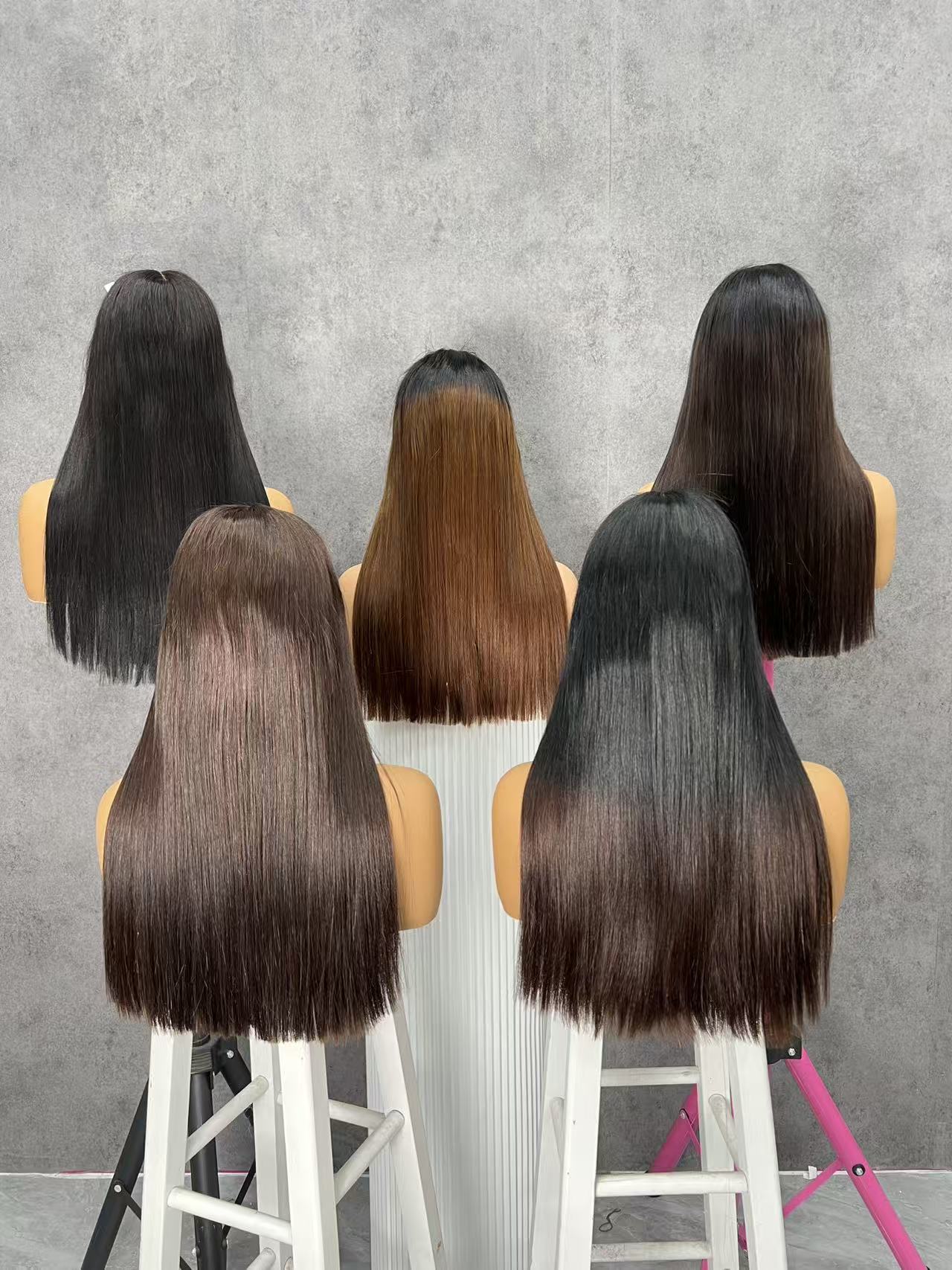 Bone Straight SDD Colorful BOB Wig Transparent Lace Wig BoruiHair | 2x6 Closure | 100% Human Hair